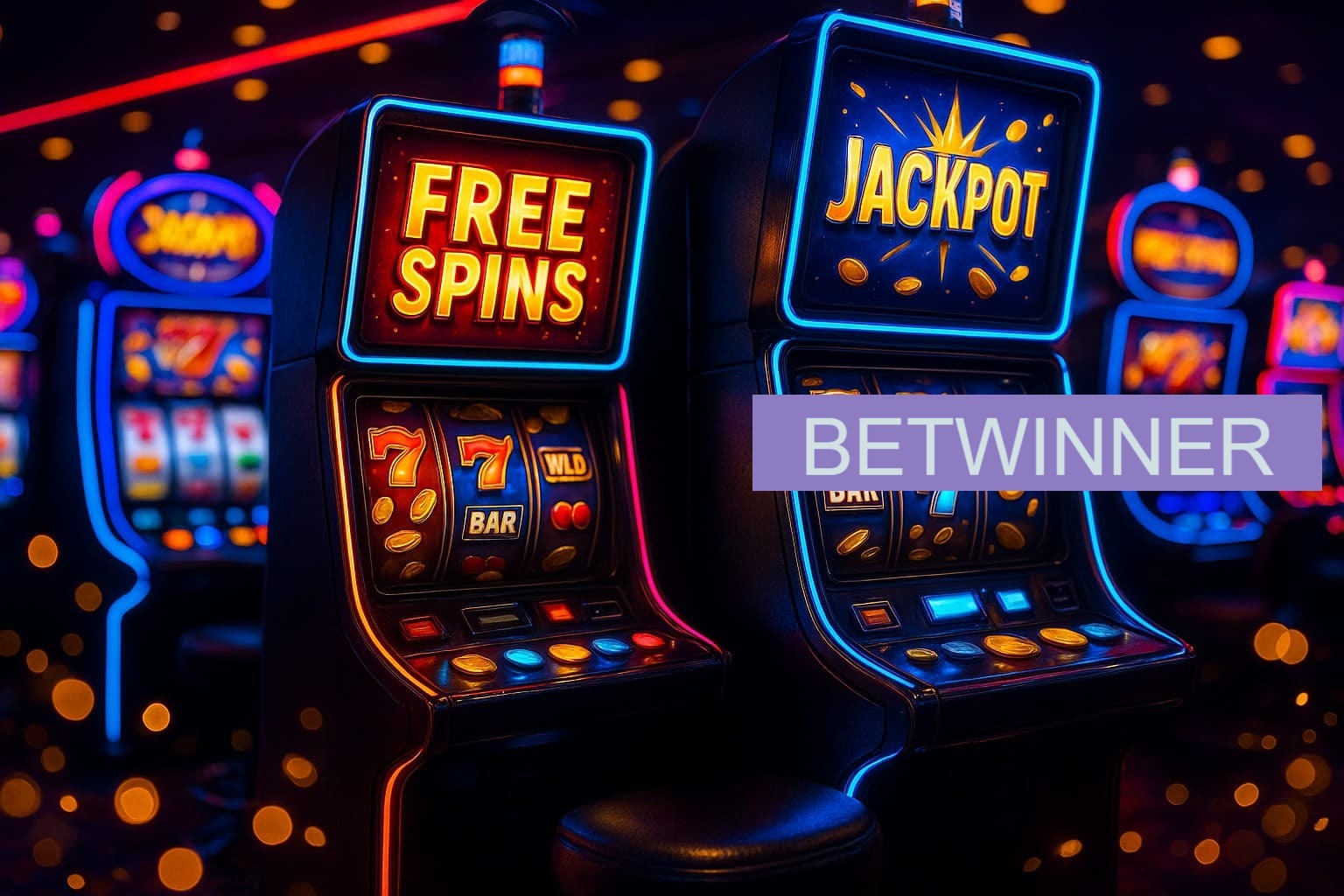 Diversos jogos de caça-níqueis